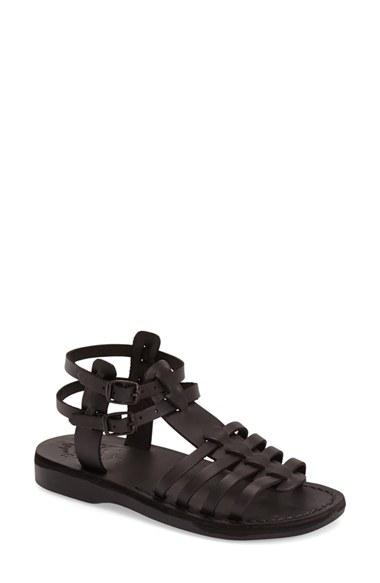 Women's Jerusalem Sandals 'leah' Sandal Us / 39eu - Black