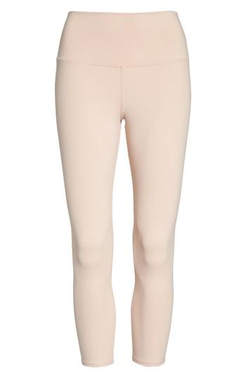 Women's Alo High Waist Airbrush Capris - Pink
