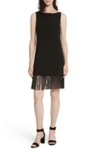 Women's Elizabeth And James Ekon Fringe Hem Dress - Black