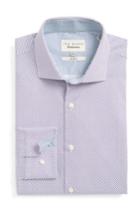 Men's Ted Baker London Locket Slim Fit Geometric Dress Shirt .5 - 32/33 - Purple