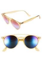 Women's Ray-ban 51mm Mirrored Rainbow Sunglasses - Yellow Rainbow