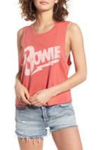 Women's Daydreamer Bowie Let's Dance Muscle Tee - Red