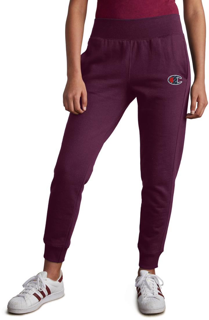 Women's Champion Chenille Logo Reverse Weave Joggers