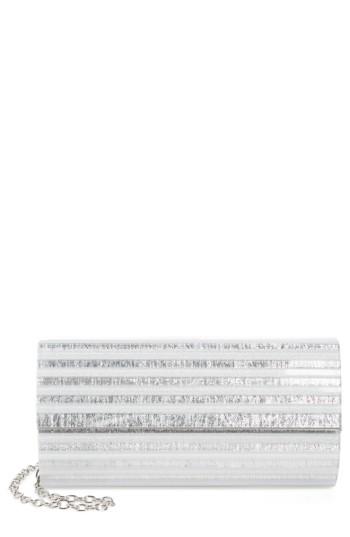 Nordstrom Metallic Lucite Clutch - Metallic
