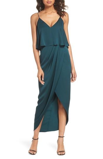 Women's Shona Joy Luxe Frill Tulip Hem Maxi Dress