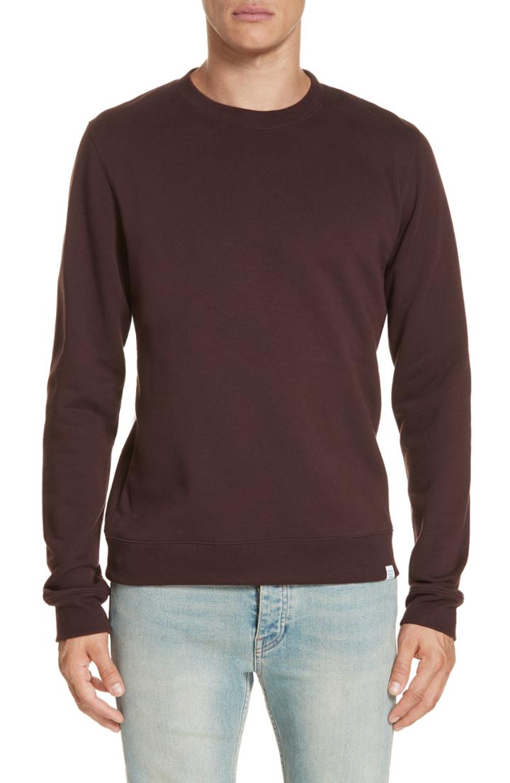 Men's Norse Projects Vagm Crewneck Cotton Sweatshirt