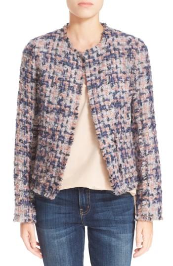Women's Truth & Pride Tweed Jacket - Pink