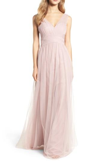 Women's Hayley Paige Occasions Illusion Gown - Pink