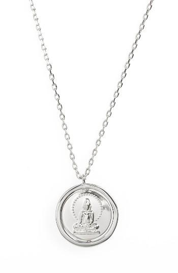 Women's Lulu Dk Breathe Love Letters Flip Pendant Necklace