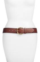 Women's Frye Campus Leather Belt - Brown