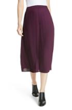 Women's Eileen Fisher Pleat Skirt - Purple