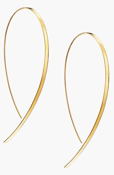 Women's Lana Jewelry 'hooked On Hoop' Large Flat Earrings