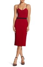 Women's Dress The Population Emma Spaghetti Strap Body-con Dress - Red