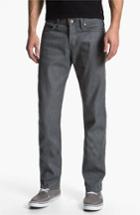 Men's Naked & Famous Denim 'weird Guy' Slim Fit Selvedge Jeans - Grey
