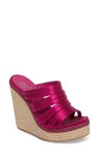 Women's Pedro Garcia Taciana Espadrille Wedge .5us / 36.5eu - Pink