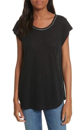 Women's Joie Damani Knit Top - Black