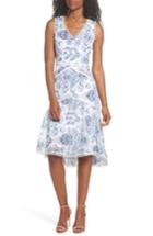 Women's Taylor Dresses Burnout Lace Midi Dress - White