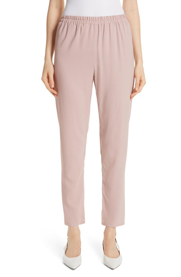 Women's Mansur Gavriel Pull-on Slim Pants Us / 36 It - Pink