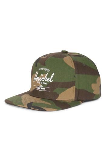 Men's Herschel Supply Co. Whaler Snapback Baseball Cap - Green