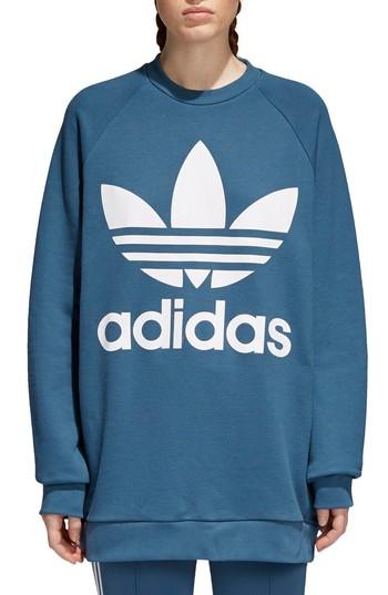 Women's Adidas Originals Oversize Sweatshirt - Grey