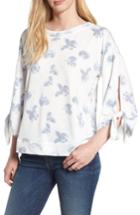 Women's Caslon Off-duty Tie Sleeve Top - Ivory