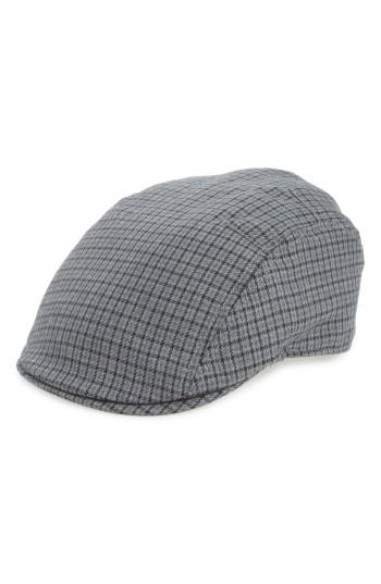 Men's Goorin Brothers Oscar Plaid Driving Cap - Grey