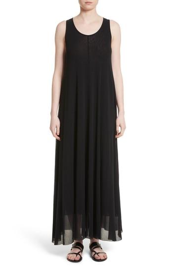 Women's Fuzzi Belted Tulle Maxi Dress