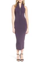 Women's Trouve Sweater Knit Midi Dress, Size - Purple