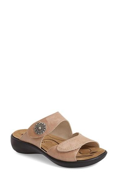 Women's Romika 'ibiza 64' Slide Sandal -9.5us / 40eu - Beige