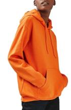 Women's Topshop Oversize Hoodie Us (fits Like 0-2) - Orange