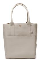 Dagne Dover Charlie Leather Tote - Grey