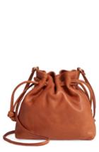 Clare V. Petit Henri Leather Bucket Bag - Brown