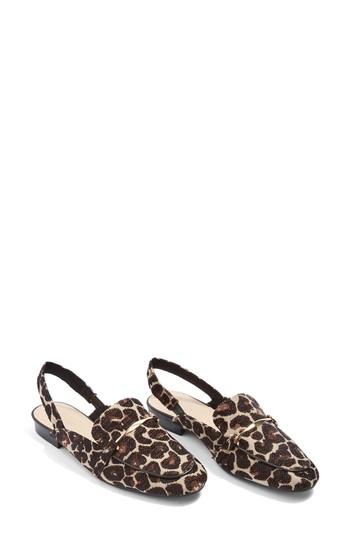 Women's Topshop Lemonade Trim Slingback Loafers .5us / 38eu - Brown