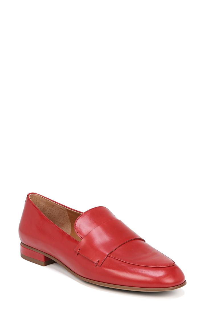 Women's Sarto By Franco Sarto Kip Loafer M - Red