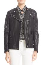 Women's Belstaff Burnett Leather Moto Jacket