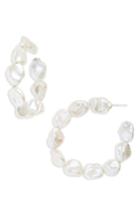 Women's Meadowlark Romeo Cultured Freshwater Pearl Hoop Earrings