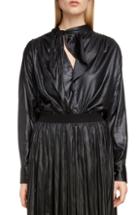 Women's Isabel Marant Coated Tie Neck Blouse