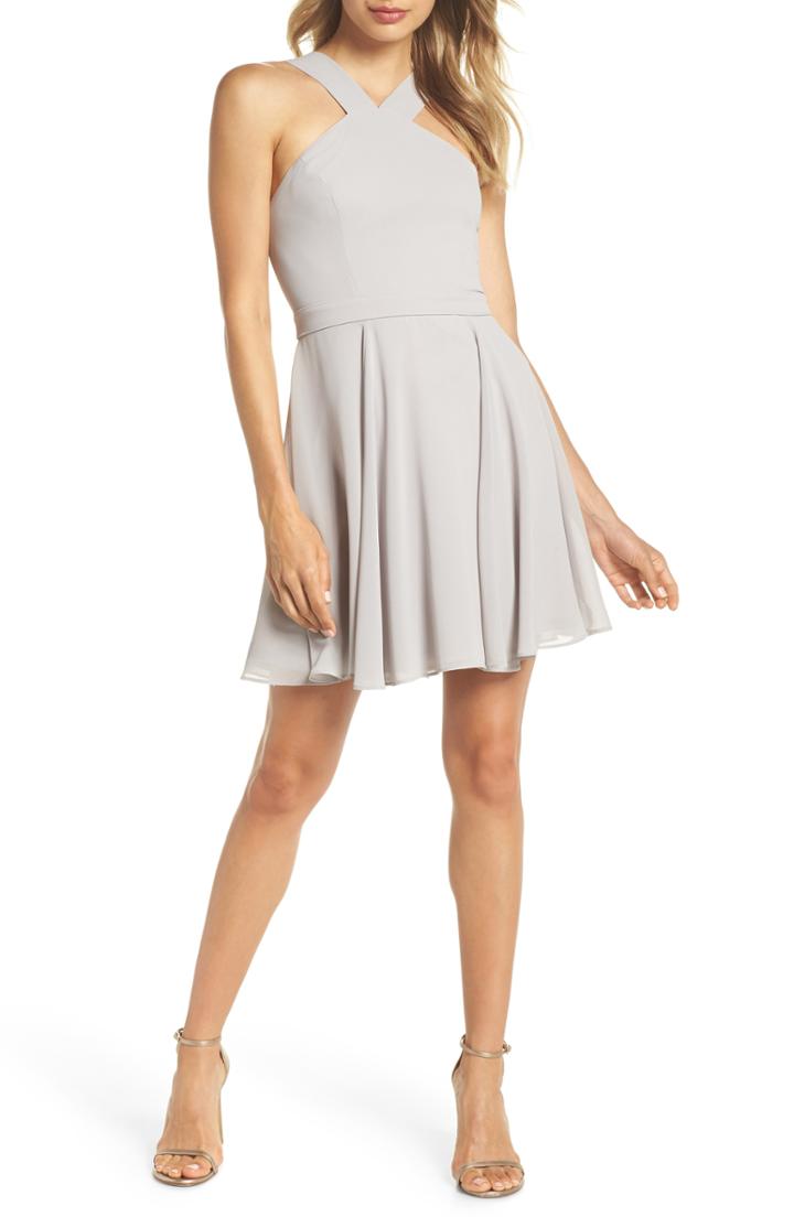Women's Lulus Forevermore Skater Dress