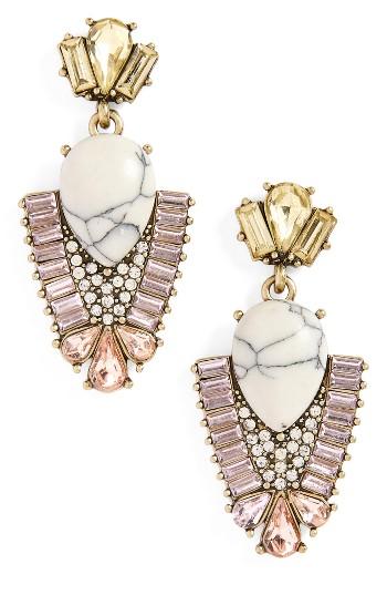 Women's Sole Society Crystal & Stone Drop Earrings