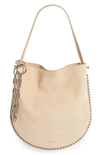 Alexander Wang Roxy Suede Hobo - Beige