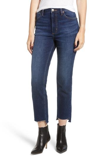 Women's Wrangler Heritage Step Hem Straight Leg Crop Jeans X 27 - Blue