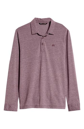 Men's Travis Mathew Gir Pin Dot Polo, Size - Red