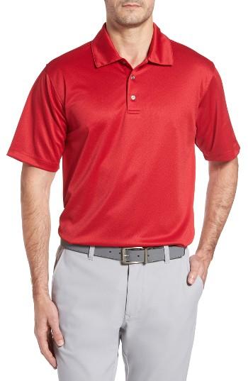 Men's Swc Diamond Jacquard Polo - Red