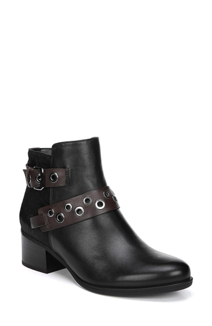 Women's Naturalizer Drea Moto Bootie .5 M - Black