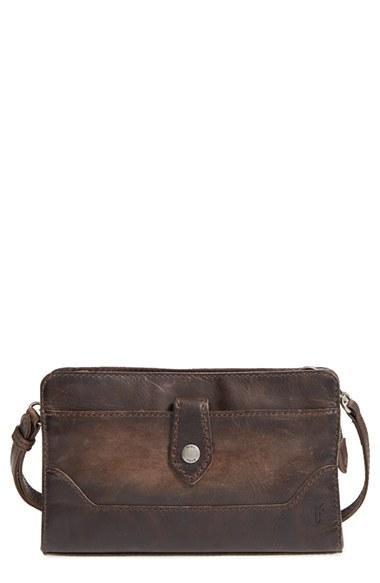 Frye Melissa Leather Crossbody Clutch -