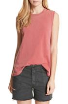 Women's The Great. 'the Sleeveless' Crewneck Tank - Red