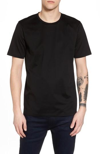 Men's Calibrate Mercerized Cotton Crewneck T-shirt - Black