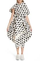 Women's Junya Watanabe Interweave Geo Print Dress - Ivory