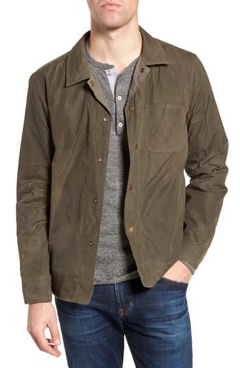 Men's Billy Reid Reversible Shirt Jacket - Grey