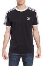 Men's Adidas Originals 3-stripes T-shirt, Size - Black